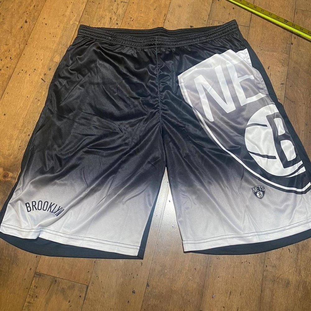 Fanatics NBA Brooklyn Nets black shorts Size XXL